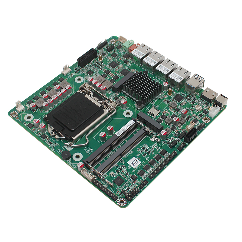 H110 chipset industrial control motherboard LGA1151 four network ports supports Core 6/7/8/9 generations