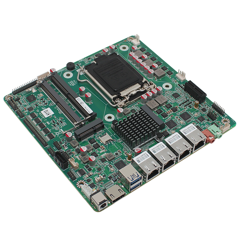 H110 chipset industrial control motherboard LGA1151 four network ports supports Core 6/7/8/9 generations