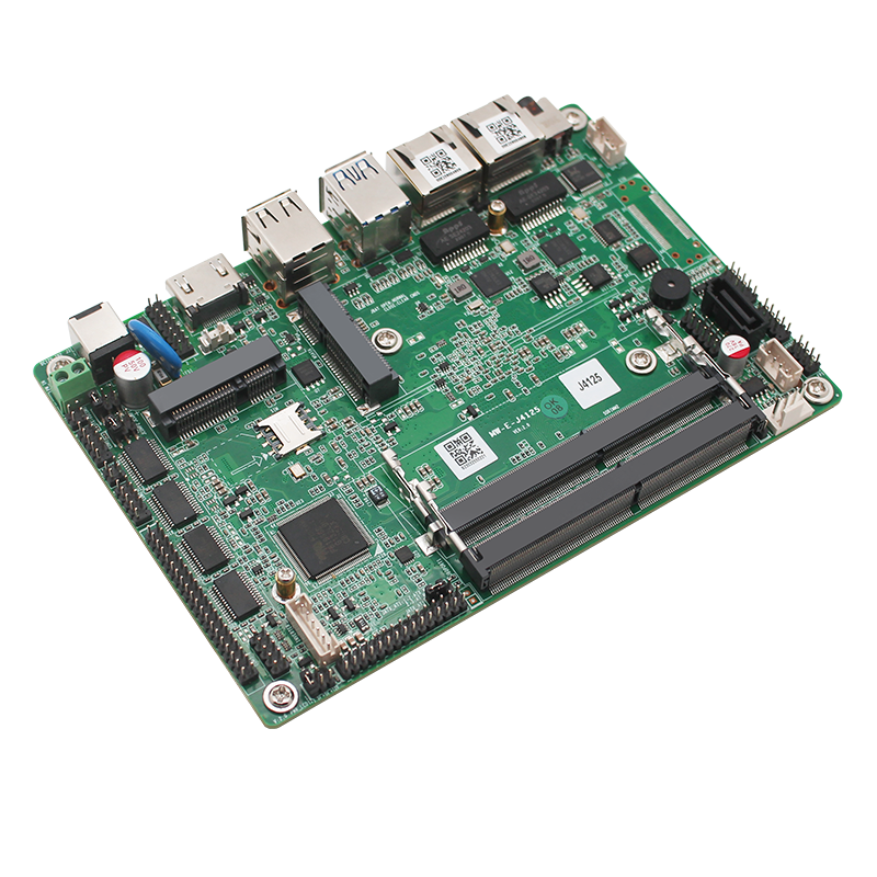 J4125 X86 motherboard 3.5-inch dual Gigabit network port wide voltage power supply embedded industrial motherboard