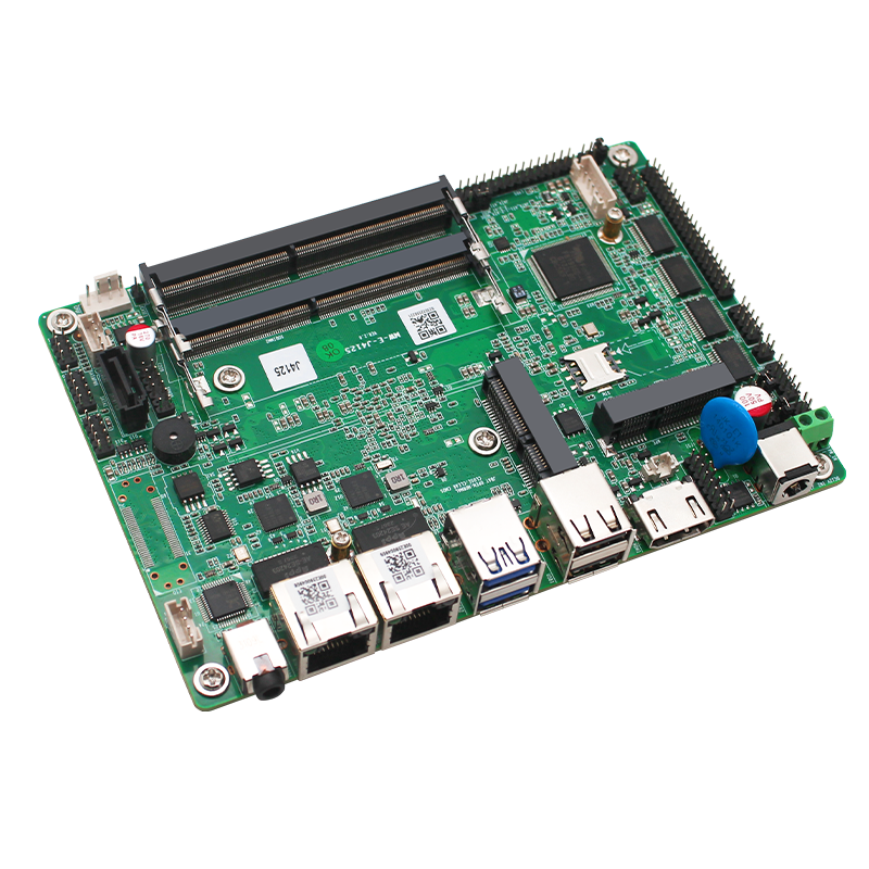 J4125 X86 motherboard 3.5-inch dual Gigabit network port wide voltage power supply embedded industrial motherboard