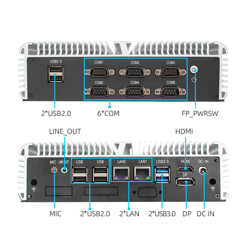 MW BOX-5200U fanless embedded industrial computer