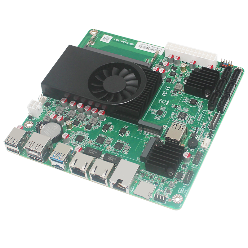 N100/N305 6-Bay NAS Industrial Motherboard