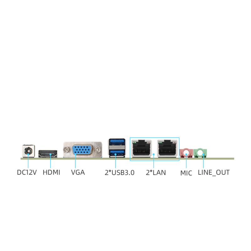 H110 Chip, Core 6-9 Generation ITX Industrial Motherboard